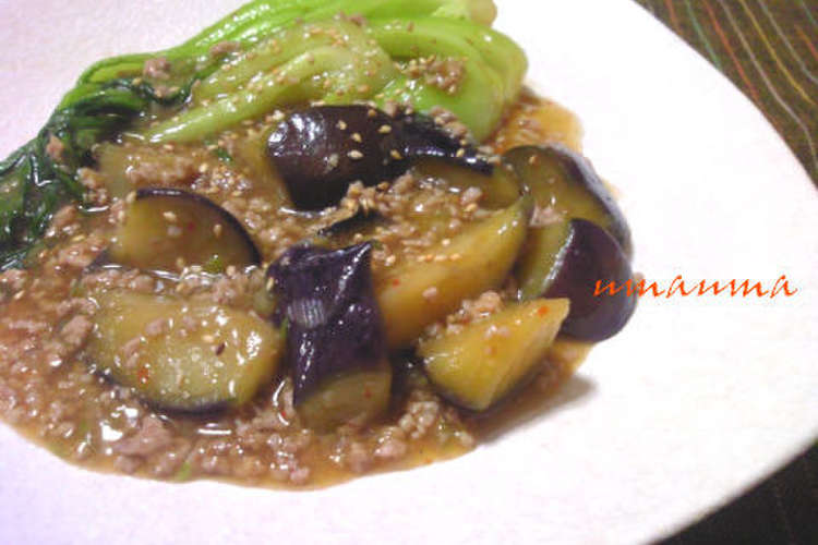 茄子とチンゲン菜のオイスター炒め レシピ 作り方 By Umauam クックパッド 簡単おいしいみんなのレシピが367万品