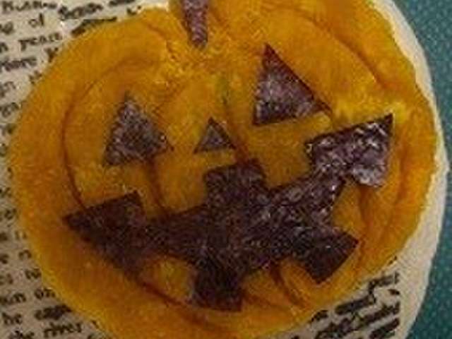 カボチャシート ハロウィンキャラを簡単に レシピ 作り方 By ケロヨンｃｐ クックパッド