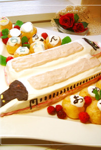 誕生日ケーキ　★E３系　こまち★