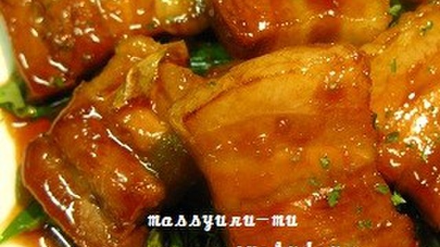 簡単 厚切り豚ばら肉のさっぱり照り煮 レシピ 作り方 By ポルチーニきのこ クックパッド 簡単おいしいみんなのレシピが352万品
