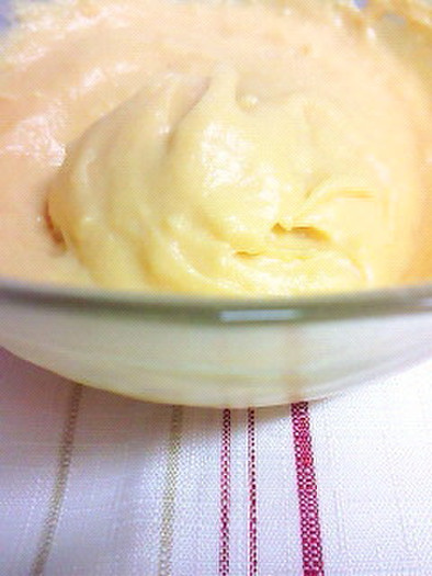 レンジで簡単★豆乳カスタードクリームの写真