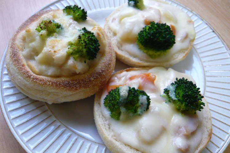 イングリッシュマフィンで簡単パングラタン レシピ 作り方 By Nori食堂 クックパッド 簡単おいしいみんなのレシピが352万品