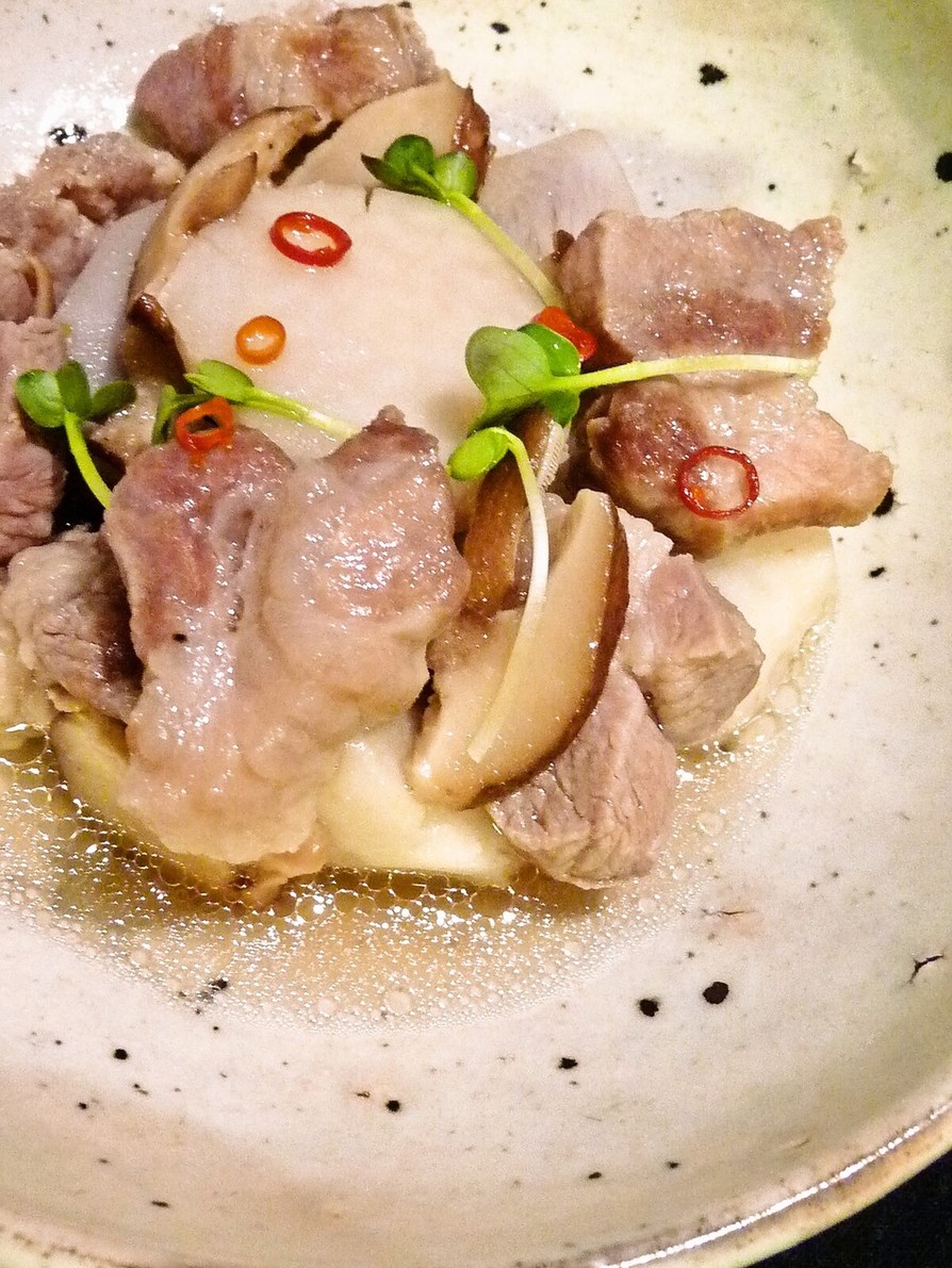 豚肉と里芋の塩煮の画像