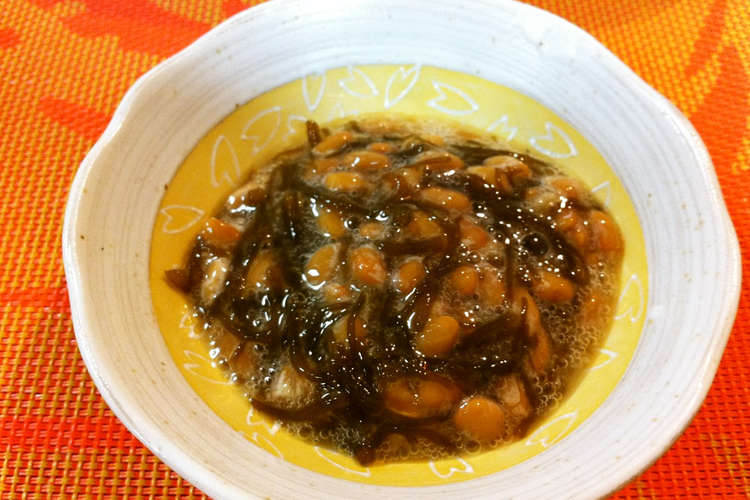 合わせただけ納豆もずく ｕ レシピ 作り方 By きぐちゃんち クックパッド 簡単おいしいみんなのレシピが355万品
