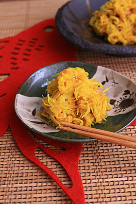 もって菊のおひたしー生姜醤油味ーの画像