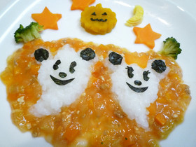 ベビだって♪ハロウィン☆離乳食☆