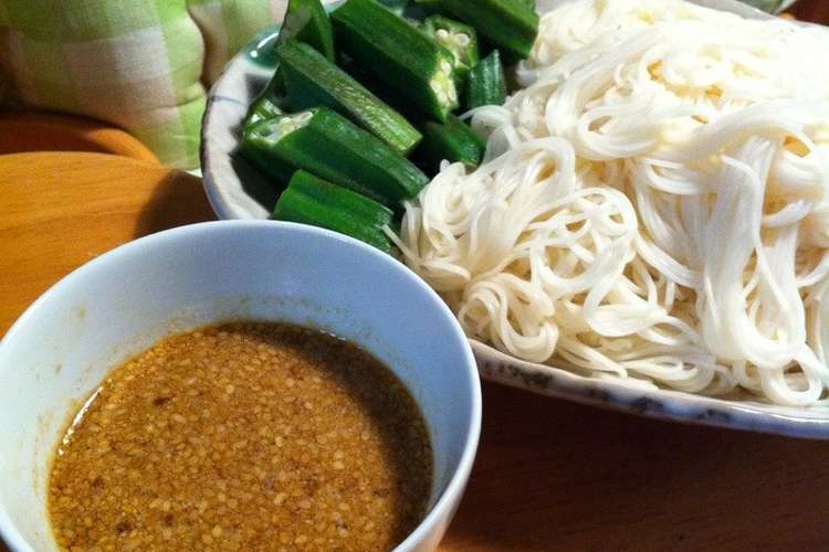 冬でも食べたいごま酢の麺 レシピ 作り方 By ちびっぷっぷぅ クックパッド