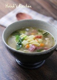 セロリの葉っぱがおいしいスープ