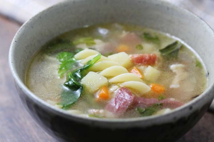 セロリの葉っぱがおいしいスープ レシピ 作り方 By Hoink クックパッド 簡単おいしいみんなのレシピが367万品