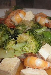 海老と豆腐のあっさり八宝菜