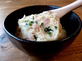 簡単☆ベーコン入りマッシュポテト