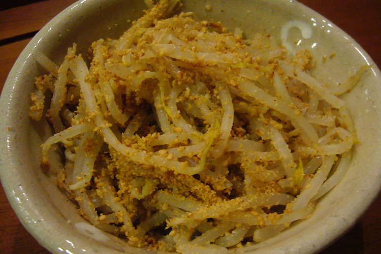 一番簡単 安上がり もやしの胡麻和え レシピ 作り方 By Makinkoko クックパッド