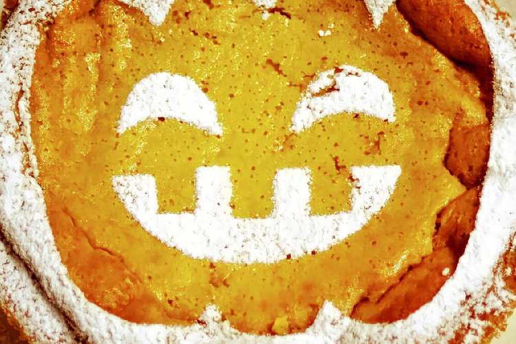 ハロウィン 秘密のパンプキンチーズケーキ レシピ 作り方 By くみんちゅキッチン クックパッド