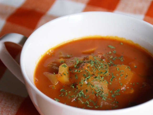 野菜ジュースで野菜スープ レシピ 作り方 By Thina クックパッド