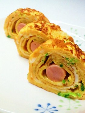 *魚ニソねぎ卵焼き*