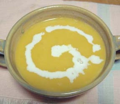 カボチャスープの写真