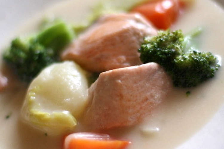 鮭のクリームシチュー