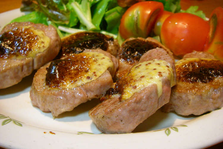肉 レシピ 簡単 豚 ヒレ 63℃ 疲労回復◎豚ヒレの厚切りローストポーク