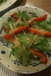 超簡単♪水菜とレタスのサラダ