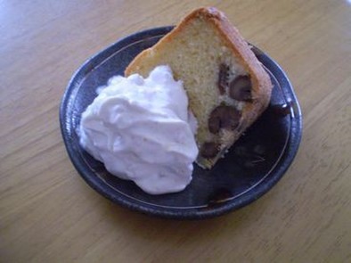 栗のパウンドケーキ～マロンクリーム～の写真