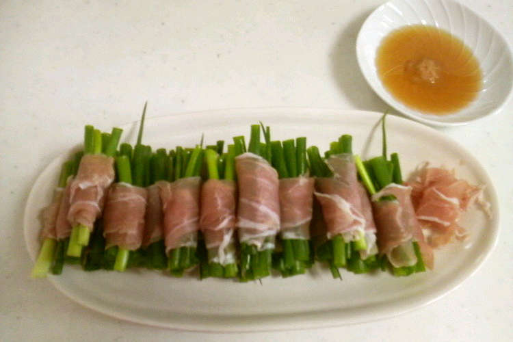 酒肴 こねぎと生ハムのサラダ レシピ 作り方 By Hirokose クックパッド 簡単おいしいみんなのレシピが361万品