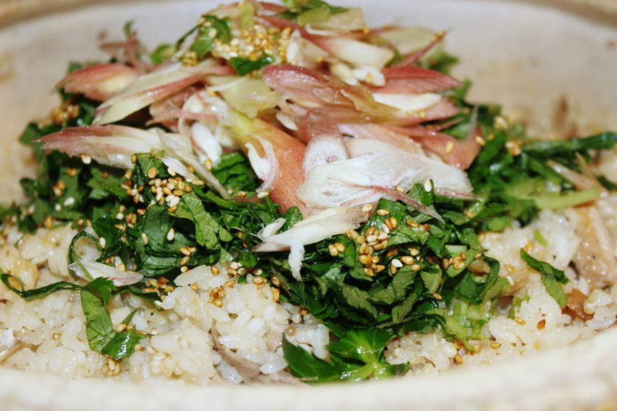 秋刀魚の薬味いっぱい土鍋で幸せごはん！の画像
