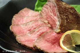 牛たたきの塩麹入り味噌漬け。