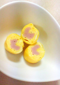 ピンクハート♡卵焼き