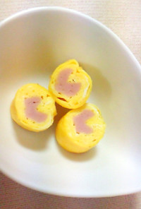 ピンクハート♡卵焼き