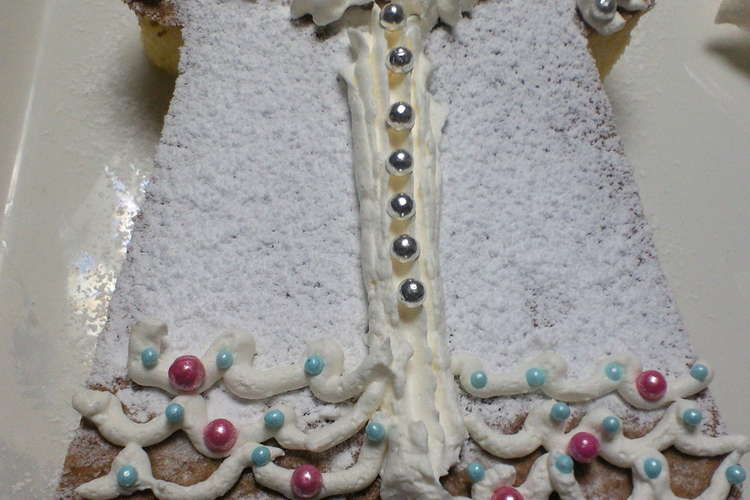 お手軽 ベビードレスケーキ レシピ 作り方 By Roopossum クックパッド 簡単おいしいみんなのレシピが350万品