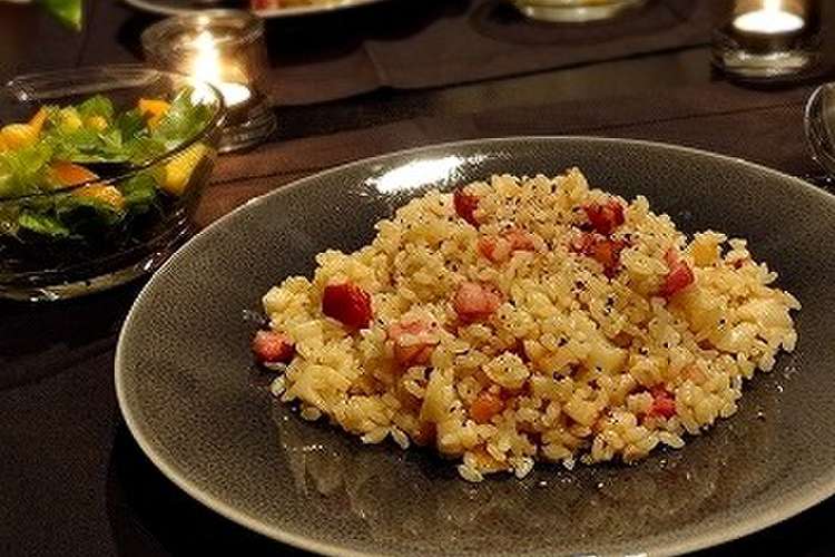 激ウマ ベーコンと蓮根の炒飯 レシピ 作り方 By Tomo クックパッド 簡単おいしいみんなのレシピが352万品