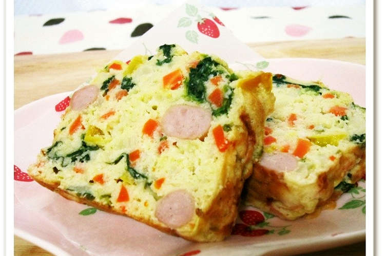 ポークビッツ入り おからケークサレ レシピ 作り方 By ゆきぼむ クックパッド