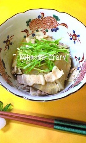 ●○豚バラと大根のささっと煮○●