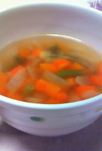 冷蔵庫断舎離！ｺﾝｿﾒ野菜スープ！