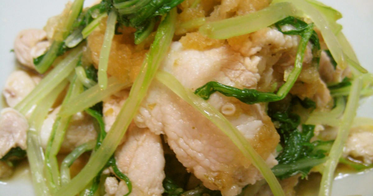 水菜と大根おろしでプチしゃぶおかず by 花の嵐 【クックパッド】 簡単おいしいみんなのレシピが369万品