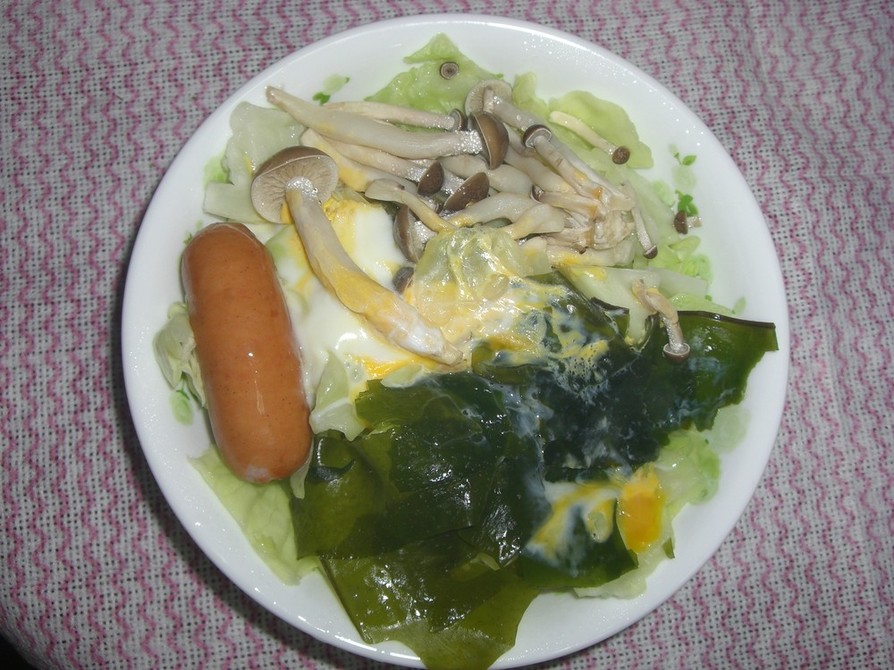 簡単　レンジで温野菜サラダの画像