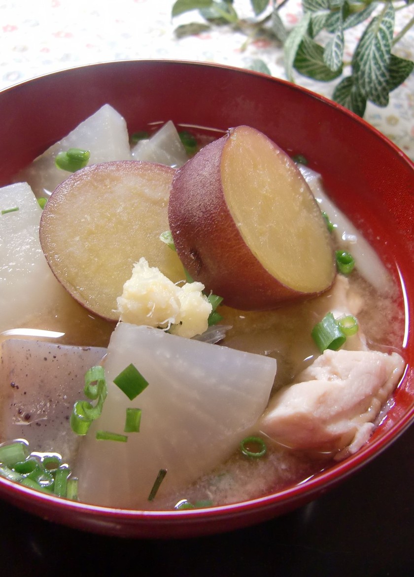 具だくさんのお味噌汁～さつま汁～ by ベルラッキー 【クックパッド】 簡単おいしいみんなのレシピが344万品