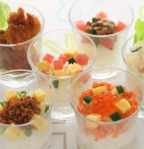 簡単すし飯でカップ寿司