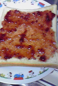 簡単☆木苺と蜂蜜のジューシートースト♪