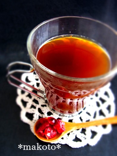 黒糖クランベリー紅茶の写真