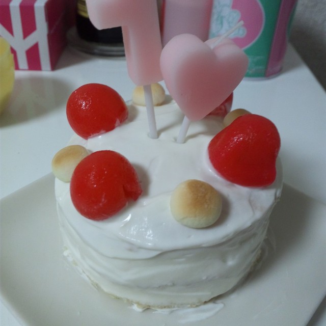 1歳のﾊﾞｰｽﾃﾞｲ 初ｹｰｷ レシピ 作り方 By ちｰまま クックパッド