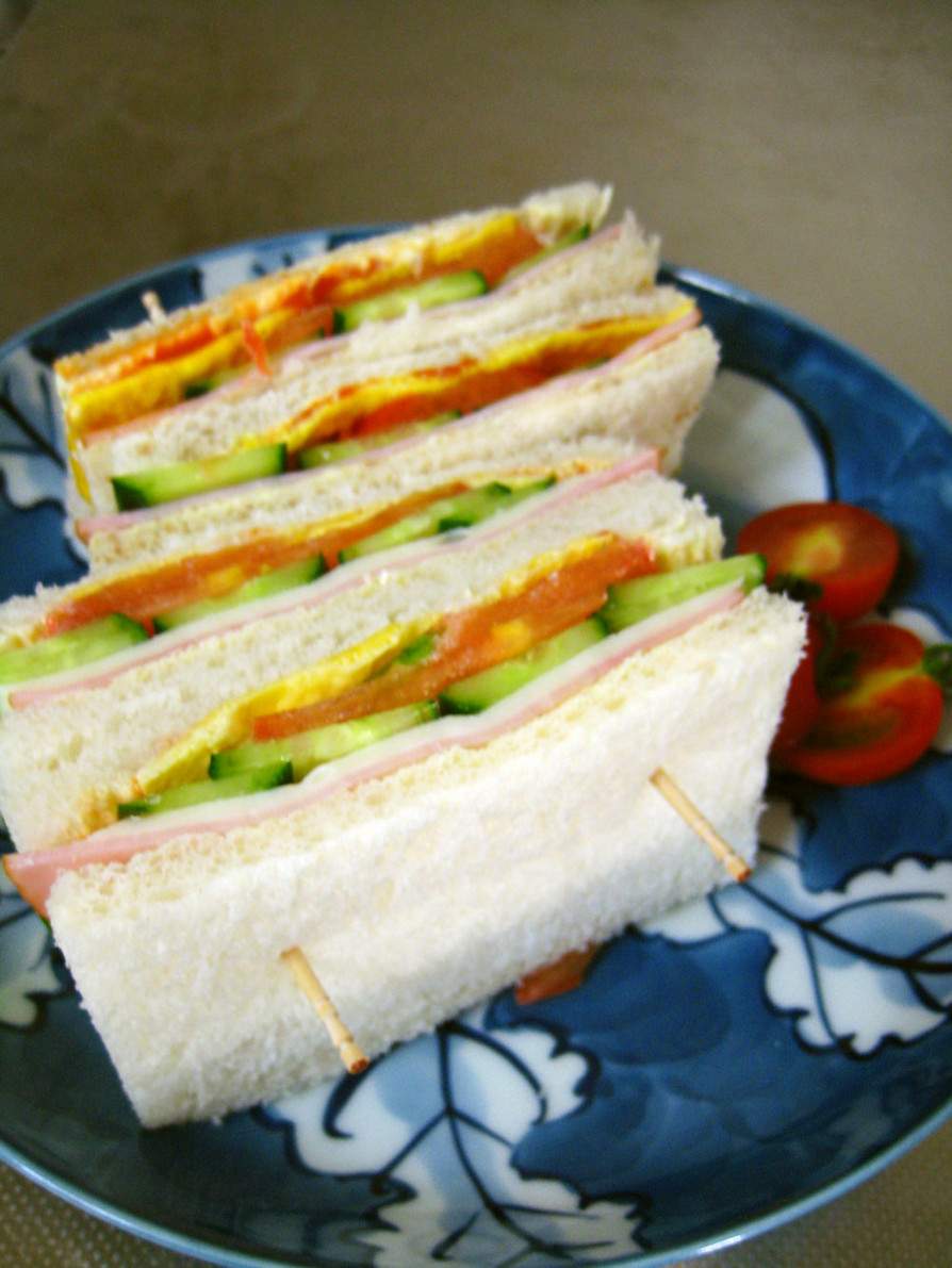 簡単だけどおいしい私流サンドイッチ♪の画像