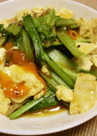 小松菜ときのこの中華風うま煮
