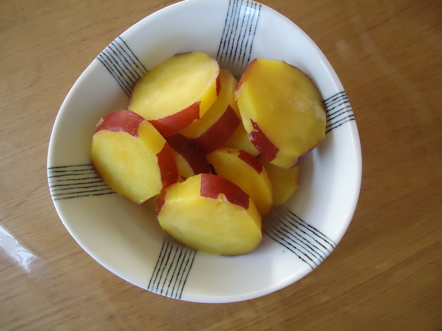 サツマイモのレモン煮の画像