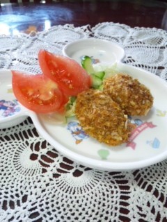 ママの味♪楽チン南瓜コロッケ風♪