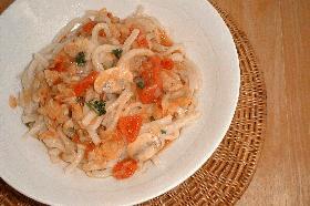 しらさぎうどんのニョッキ仕立て