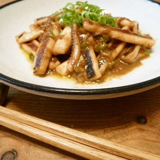 おつまみに いかワタの味噌炒め レシピ 作り方 By Kouayaa クックパッド 簡単おいしいみんなのレシピが362万品