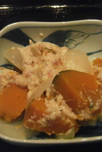 かぼちゃの豆腐マヨネーズ