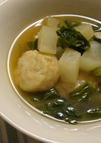 とろ～り♡かぶの生姜スープ