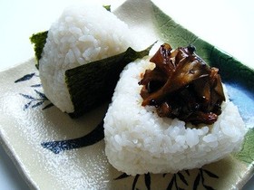 照り焼きマイタケにぎり